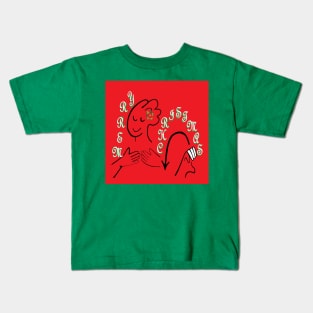 ASL Merry Christmas Kids T-Shirt